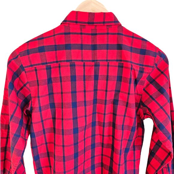 Wrangler Boys Long Sleeve Plaid Button Down Shirt Size Large (10/12) - Picture 8 of 8